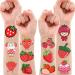 96 Pcs Strawberry Temporary Tattoos Strawberry First Birthday Party Strawberry Party Decorations Strawberry Party Favors Kids Gifts Girls Boys Classroom School Prizes Themed