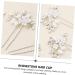 minkissy 1pc Hairpin Bridesmaid Hair Pin Flower Hair Clip Hair Fork Retro Wedding Party Headpiece Bridal Hair Jewelry Wedding Hair Clips Hair Pin for Women Hair Stick Alloy Simple - Buy Online on GoSupps.com