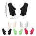 Vipomkowa Nail Machine Special Gloves For Nail Salon Baking Lamp Heat Insulation Sun Breathable Nail Leakage Gloves Nail Stand Holder A Black - Buy Online on GoSupps.com