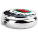 Delicious Cakes Round Pill Box - 3 Compartments Portable Organizer for Purse & Pocket | Travel-Friendly Pill Storage - Buy Online on GoSupps.com