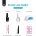 Beetles Gel Nail Kit with UV/LED Lamp - Frappe Cocktail Blue, 6 Colors, Salon-Quality Manicure Set - Buy Online on GoSupps.com