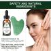 Nature Jade Stone Gua Sha Massage Tools Set with Rosehip Oil | Skin Beauty and Moisturizing | Includes Travel Pouch | Green Jade Stone & 30ml Rosehip Oil - Buy Online on GoSupps.com