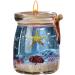 Handmade Oceans Theme Gel Candle - Blue Purple & Pink Scented for Meditation & Stress Relief - Buy Online on GoSupps.com