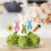 Easter Bunny Cupcake Toppers Carrot Cake Decoration for Happy Easter Spring Theme Party Supplies - Set of 28 - Buy Online on GoSupps.com