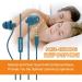 MAXROCK Sleep Earplugs - Noise Isolating Earbuds for Insomnia, Side Sleepers, Snoring, Travel - Blue - Buy Online on GoSupps.com