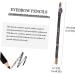 BELLIFFY 8pcs Wooden Beauty Eyebrow Pencil Eye Brow Pencils for Women Eyebrow Makeup Tool 1 count (Pack of 1) Black - Buy Online on GoSupps.com