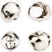 Augshy 120 Pcs 1 Inch Christmas Silver Jingle Bells - Festive Decorative Ornaments - Buy Online on GoSupps.com
