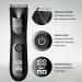 ZLADE Ballistic Pro Full-Body Manscaping Trimmer - Waterproof Ceramic Blades Digital Display - Ideal for Beard & Body Grooming - Buy Online on GoSupps.com