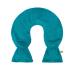 Premium neck hot water bottle made of PVC for shoulder and neck of high -quality Supersoft Korean Fleece cover with Velcro fastener and extra inner lining BS1970: 2012 certified (dark green)