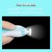 Baby Nail Trimmer - Electric Safe Baby Nail File Trim Polish Grooming kit Safe for Infant Newborn Toddler Girls Boys Adults with LED Light 6 Grinding Heads Blue - Buy Online on GoSupps.com