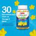 Buy Neo Peques Omega 3 DHA Gummy Bears for Kids - 100% Natural - 30 Count - Supports Memory & Brain Health - Delicious Lemon Flavor - Buy Online on GoSupps.com