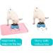Juqiboom Silicone Pet Feeding Mat 18.5 x 11.5 Pink | Non Slip, Waterproof, Easy to Clean - Buy Online on GoSupps.com