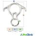 ProClimb 50 kN Stainless Steel Rescue Figure 8 Descender with Bent-Ears | Belay Device for Rappelling & Rigging | 1-Pack - Buy Online on GoSupps.com