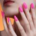 Pink Semi Cured Gel Nail Strips - 20Pcs French Manicure Stickers for Long Lasting Results - Buy Online on GoSupps.com