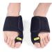 ENPAP 1 Pair Toe Night Corrector Separator Splint Hallux Valgus Straightener Feet Care (Color: Black) Toe Separators for Overlapping Toes Large