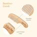 EllaOla Baby Natural Bamboo Hair Brush and Comb Set - 3 Piece | Soft Bristle Goat Wool Brush, Massage Brush, Bamboo Comb for Newborns & Infants - Buy Online on GoSupps.com