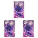 Cillit Bang 6in1 toilet Budder wild orchid - the toilet water purple - lila - a clean fresh toilet with every rinsing - 1 x 3 toilet reeducer (pack with 3) 3 pieces (3 -pack) 6in1 toilet puree trio