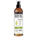 pureSCRUBS Ultra Moisturizing LEMONGRASS BODY OIL Spray For Dry Skin  Massage  & More  Organic Super Blend of Jojoba  Argan  Coconut  Sweet Almond & Avocado Oils Enriched with Vitamin E - Lg 4oz