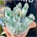 Natural Crystal Rough 500-600g Phantom-Crystal Green Ghost Tibetan Quartz Crystal Cluster Geode - Buy Online on GoSupps.com