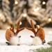 Reindeer Antlers Hair Clip - Christmas Hair Accessories for Girls & Women | Brown - Buy Online on GoSupps.com