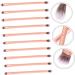 PLAFOPE 24pcs Makeup Brush Eye Shadow Brush Eye Makeup Mineral Makeup Golden Artificial Fiber - Buy Online on GoSupps.com