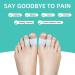 NICENEEDED 12 Pack Silicone Toe Protectors for Hammer Toes - Soft Gel Pads for Pain Relief | International Shipping Available - Buy Online on GoSupps.com
