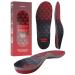 Plantar Fasciitis Insoles - High Arch Support - Orthotic Inserts - Work Boots - Foot Pain Relief - for Men and Women (S) S Men 6.5-7.5|Women 7.5-8.5 Crimson