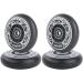 AOWISH 4-Pack Inline Skate Wheels | 72mm 90A Asphalt Formula | Roller Skates Replacement Wheels | ABEC 9 Bearings | Black - Buy Online on GoSupps.com
