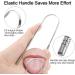 SHUBEIUMI Stainless Steel Tongue Scraper Set - 2Pcs | Metal Tongue Cleaner for Adults | U Shape, Reusable Cleaning Kit for Fresh Breath - Buy Online on GoSupps.com