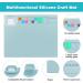 Silicone Craft Mat Set - 20x16 Non-Stick Painting Mat with Cleaning Cup, Brushes, and Sponge - Ideal for Crafts, Painting, Clay, Play-Doh - Buy Online on GoSupps.com