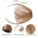 SEGO Pony Hairpiece Fringe Clip On | 100% Remy Human Hair Extension - Light Brown #6 | Real Hair One Piece for Effortless Style - Buy Online on GoSupps.com