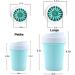 bealy Large/Petite Dog Paw Cleaner Cup - Portable Dog Foot Washer with Silicone Washers in Blue/Green - Easy-to-Use and Handy Dog Paw Washer - Nice Packaging - Buy Online on GoSupps.com