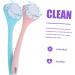 Hemoton 2pcs Bath Brush Set - Adult Exfoliating Shower Brushes for Body Cleaning and Massaging | Back Scrubber and Scrubber Shower Tool - Buy Online on GoSupps.com
