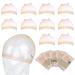 HD Wig Cap Breathable Wig Cap for Lace Front Wig 5 Packs 10 Pieces Stocking Caps for Wig Brown Wig Caps for Women Transparent Wig Cap Thin Invisible Wig Cap HD wig caps 10 pcs