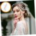 DOITOOL Braided Pearl Hair Comb Pearl Bridal Headpiece Diamond Headpiece Comb Clip for Decoration Rhinestone Barrettes Styling Comb Tiara Bridal Hair Comb White Wedding Bride Abs Hair up - Buy Online on GoSupps.com