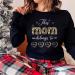 Personalized Mom Shirt with Kid's Name | Long Sleeve - Sweatshirt Gift for Mom | Mother's Day & Valentine's Day - Buy Online on GoSupps.com