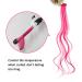 12 Pieces Colored Hair Extensions Clips - Colorful Straight Hairpieces for Girls & Women | Party Highlight Wigs - Buy Online on GoSupps.com
