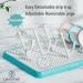 Baby Bottle Drying Rack - High Capacity Dryer for Bottles, Cups & Essentials (Light Blue) - Buy Online on GoSupps.com