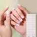 TQUXNGA 20 Pieces Semi Cured Gel Nail s Long Lasting Semi Cured Nail Stickers with Soft Glossy Gel Finish Gel Nail Sticker BSS0229 - Buy Online on GoSupps.com