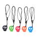 Buy Chewable Sensory Necklaces - 5 Pack Soft Silicone Skull Shape - Stress Relief Teething Necklace for Autism - International Shipping Available - Buy Online on GoSupps.com