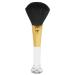 Fantasia Stand powder brush natural hair: professional makeup brush made of fine natural hair - noble acrylic handle with gold make -up brush height 17.5 cm - Premium cosmetics and make -up brush for face