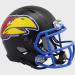 Kansas Jayhawks Black Revolution SPEED Mini Football Helmet