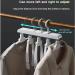 OZLMBERN Clothes Hanger Household Wardrobe Storage Seamless Clothes Support Dormitory Student Folding Clothes Rack - Buy Online on GoSupps.com