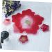 NUOBESTY 2 pcs Shape Coaster Manual Flower Mold DIY Silicone Epoxy Cup Practical Mould Creative Crystal Transparent 37.5X33.5X2CM - Buy Online on GoSupps.com