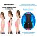 Thoracic Back Brace Posture Corrector - Magnetic Support for Neck Shoulder Upper and Lower Back Pain Relief - Fully Adjustable Belt - Black Large - Buy Online on GoSupps.com