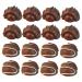 STAHAD 16pcs Simulation Chocolate Simulated Chocolate Multi-function Chocolate Decor Educational Chocolate Model Interesting Fake Chocolate Faux Dessert Little Vacation Resin Artificial 2.00X2.00X1.50CM 1
