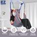 Universal Full Body Hoyer Lift Sling 500lbs Weight Capacity  - Size L - Gray - Buy Online on GoSupps.com