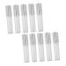 TEHAUX Lot de 10 Tubes de Gloss Vides Rechargeables 5 Ml Flacons de Gloss Compacts en Plastique Transparent Design D tachable pour Cosm tiques pour Maquillage Portable et DIY