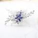 Olbye Blue Rhinestone Wedding Hair Comb - Bridal Hair Accessory for Bride & Bridesmaids - Buy Online on GoSupps.com
