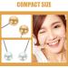 Entra neur de Fossettes pour Visage 4 Pi ces Petit Format Portable pour Femmes Entra nement Facial Tonifiant Joues Bleu Ciel et Dor Clair - Buy Online on GoSupps.com